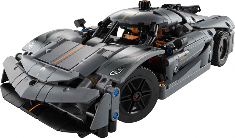 LEGO Technic 42173 - Grå hyperbil Koenigsegg Jesko Absolut