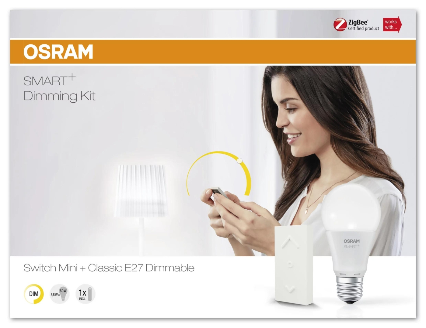 Ledvance Smart Switch Module Köp LEDVANCE SMART+ switch mini kit 60W/827 E27 ZigBee | Teknikproffset.se