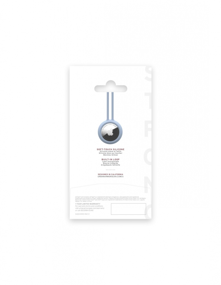 U by UAG Apple AirTags U Dot Loop, mjuk blå