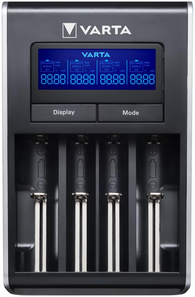 Varta LCD Dual Tech Laddare 57676 1 Pack