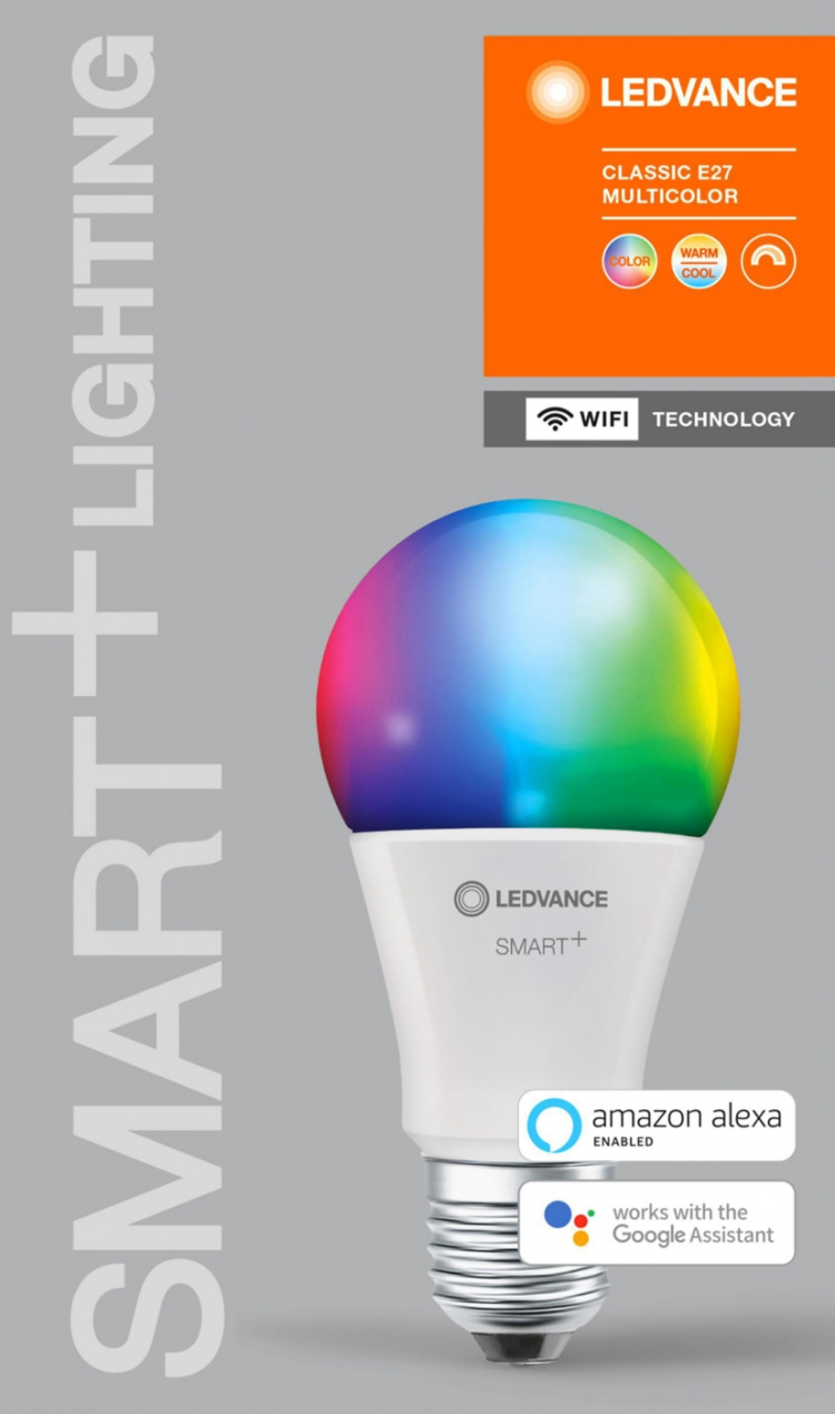 LEDVANCE SMART+ standard 60W/RGBW frostad E27 WiFi - C