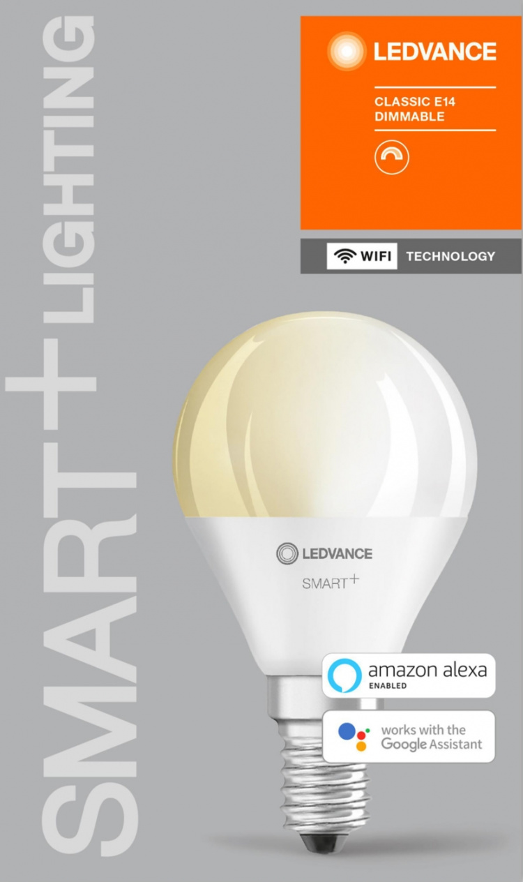 LEDVANCE SMART+ mi-ba 40W/827 frostad E14 WiFi - C