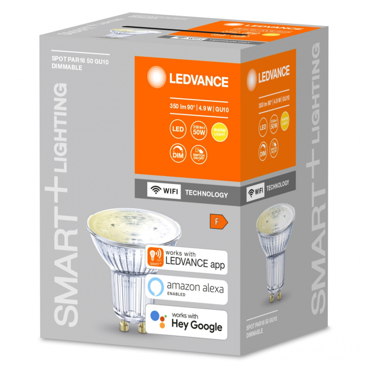 LEDVANCE SMART+ PAR16 50W/827 frostad GU10 WiFi - C