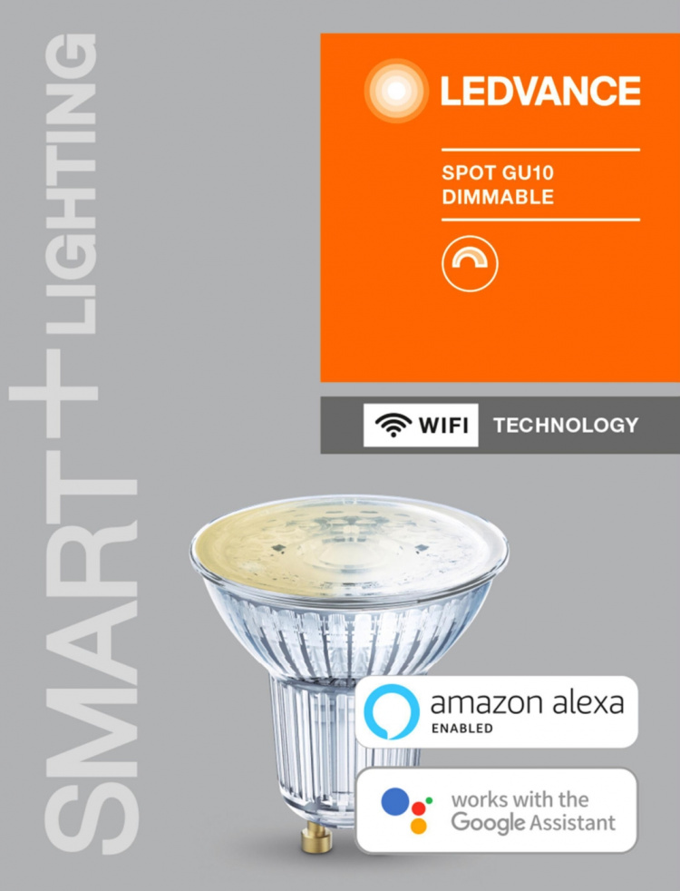 LEDVANCE SMART+ PAR16 50W/827 frostad GU10 WiFi - C