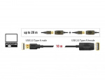 DeLOCK Cable USB 2.0 Extension, active 10 m