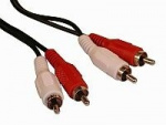 Goobay Audiokabel 2xRCA han - 2xRCA han 2,5M