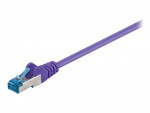 Goobay CAT 6a SFTP, PiMF 25cm nätverkskabel Lila