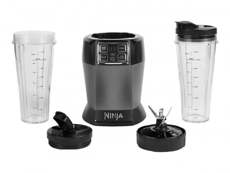 Ninja BN495EU Blender 2 Auto-iQ har svart/silver