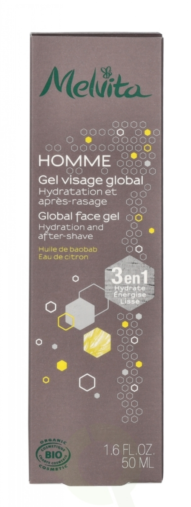 Melvita Homme Global Face Gel 50 ml