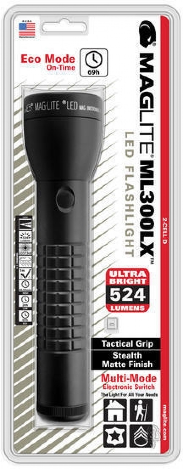 Maglite ML300LX 2D LED-ficklampa Maglite ML300LX 2D LED-ficklampa