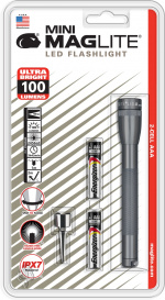 Maglite Maglite Mini AAA LED-ficklampa, grå Maglite Maglite Mini AAA LED-ficklampa, grå