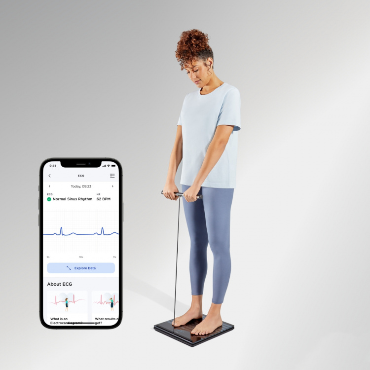 Withings Body Scan smarta vågar, svart