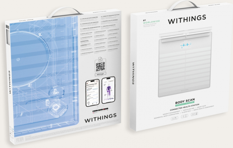 Withings Body Scan smarta vågar, vit