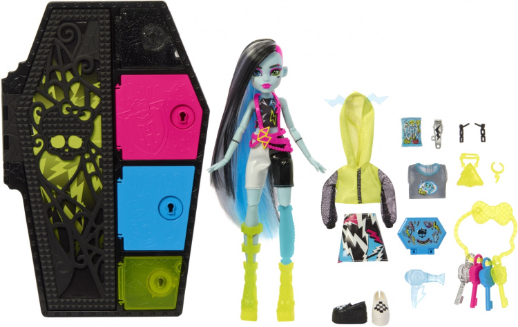 Monster High Skulltimate Secrets: Neon Frights Frankie - modedocka
