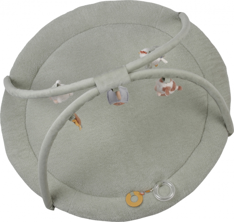 Little Dutch Little Farm lekmatta med bågar, grön