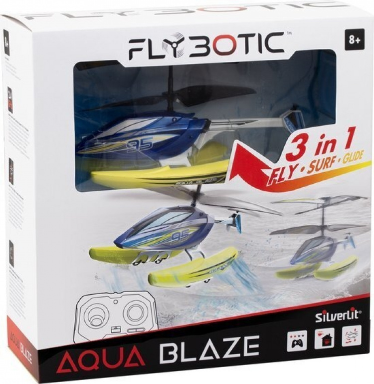 Silverlit Flybotic Aqua Blaze - fjärrstyrd helikopter