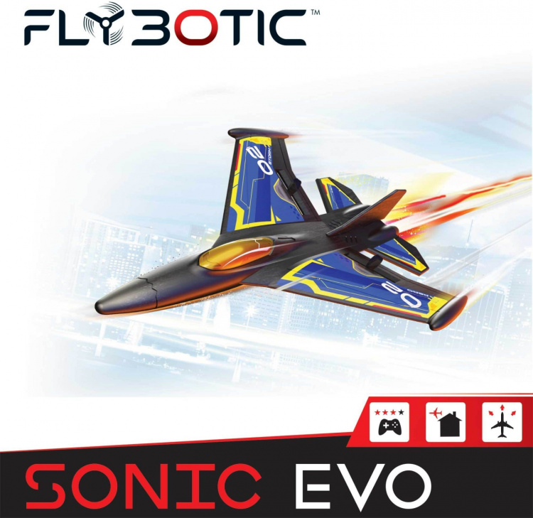 Silverlit Flybotic Sonic Evo - fjärrstyrt flygplan