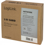 LogiLink Wi-Fi 6E AX5400 PCIe-kort med Bluetooth 5.2