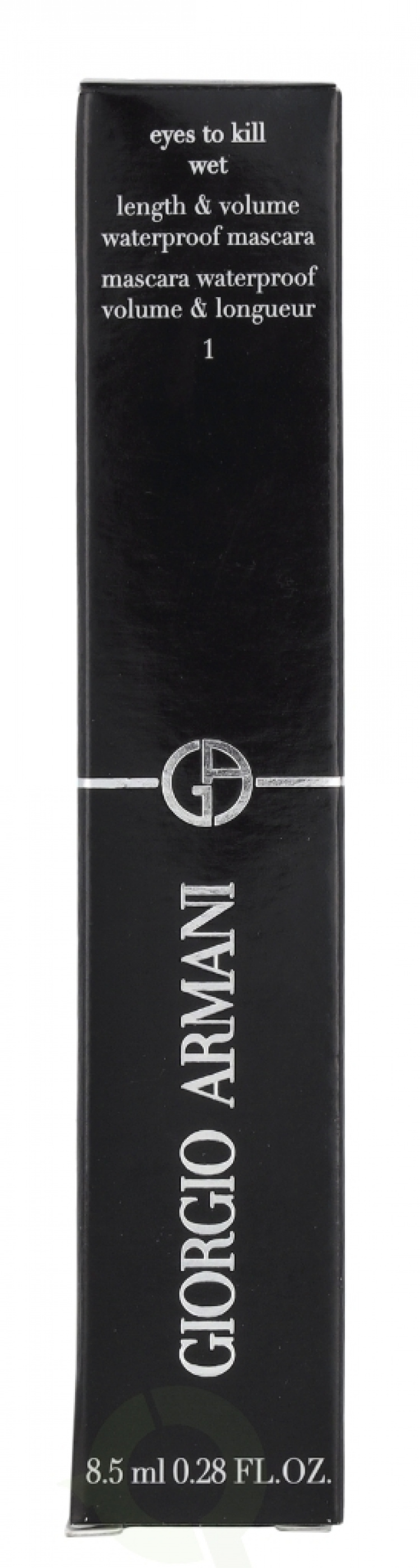 Armani Eyes To Kill Wet L&V Waterproof Mascara 8.5 ml #01 Eyes To Kill Wet
