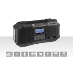 imperial DABMAN OR 1 Robust DAB+ / FM / Bluetooth utomhusradio / vevradio Svart
