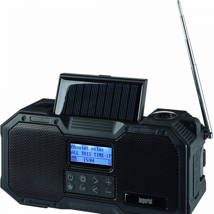 imperial DABMAN OR 1 Robust DAB+ / FM / Bluetooth utomhusradio / vevradio Svart