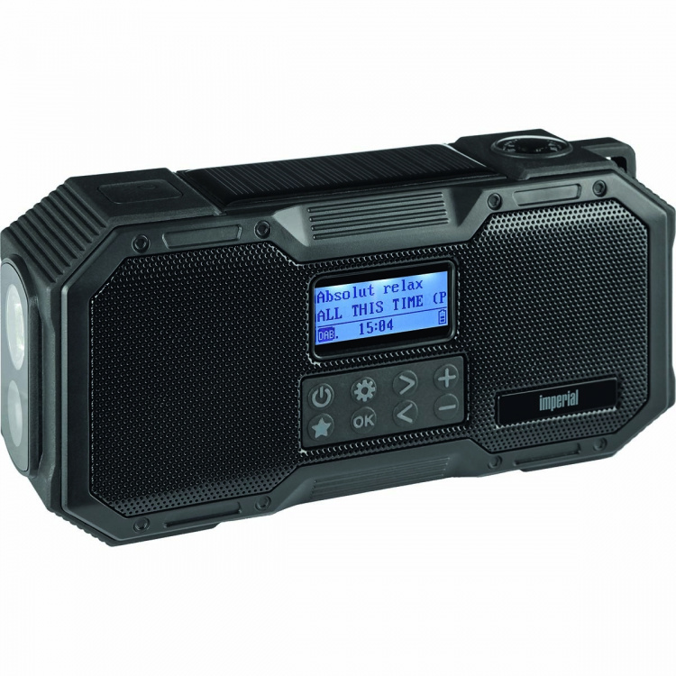 imperial DABMAN OR 1 Robust DAB+ / FM / Bluetooth utomhusradio / vevradio Svart