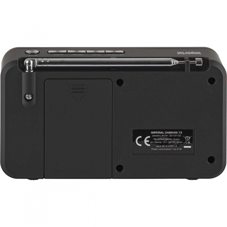 imperial DABMAN 13 Bärbar DAB+ / FM-radio Svart imperial DABMAN 13 Bärbar DAB+ / FM-radio Svart