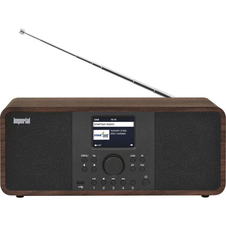 imperial DABMAN i205 Hybrid Stereo Radio DAB+ / FM / Internet / Bluetooth Trälook