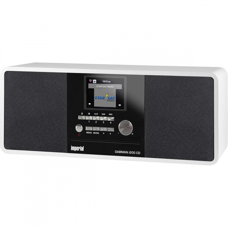 imperial DABMAN i200 CD Multifunktionsradio DAB+ / FM / Internet / Bluetooth Vit imperial DABMAN i200 CD Multifunktionsradio DAB+ / FM / Internet / Bluetooth Vit