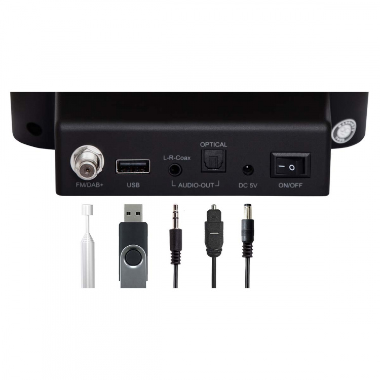 imperial DABMAN i410 BT Kompakt hybridradio DAB+ / FM / Internet / Bluetooth Svart