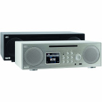 imperial DABMAN i450 CD Multifunktionell stereoradio DAB+ / FM / Internet / Bluetooth Vit-Silver