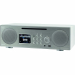 imperial DABMAN i450 CD Multifunktionell stereoradio DAB+ / FM / Internet / Bluetooth Vit-Silver