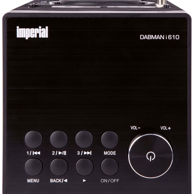 imperial DABMAN i610 Multifunktionell stereoradio DAB+ / FM / Internet / Bluetooth Svart