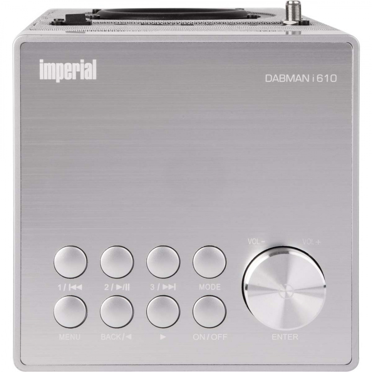 imperial DABMAN i610 Multifunktionell stereoradio DAB+ / FM / Internet / Bluetooth Grå