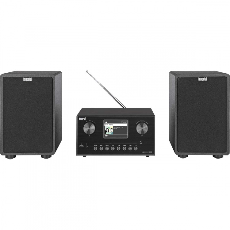 imperial DABMAN i310 CD Hybrid micro Hi-fi System DAB+ / FM / Internet / Bluetooth Svart