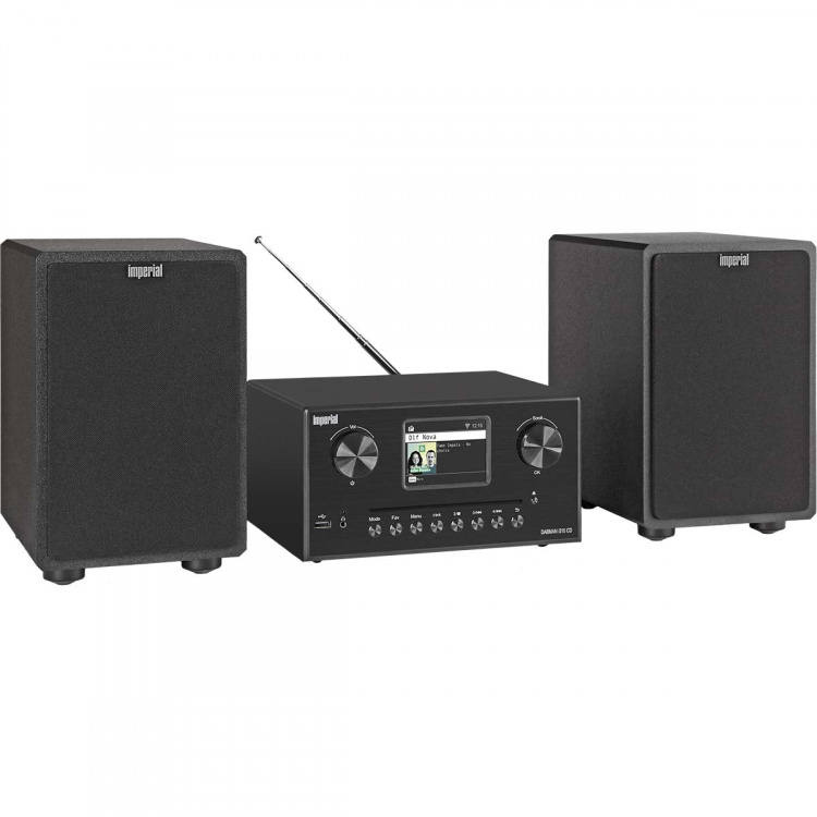imperial DABMAN i310 CD Hybrid micro Hi-fi System DAB+ / FM / Internet / Bluetooth Svart
