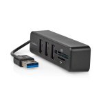 Nedis USB-hubb | 1x USB-A | 3x USB A Female | 5-Port port(s) | USB 2.0 | USB ström | SD & MicroSD Nedis USB-hubb | 1x USB-A | 3x USB A Female | 5-Port port(s) | USB 2.0 | USB ström | SD & MicroSD
