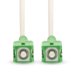 Nedis Patchkabel av glasfiber | SMF (Single Mode Phase) | SC/APC | SC/APC | 100 Gbps | 6.00 m | Vit | Gift Box with Euro Lock