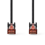 Nedis CAT6 Nätverkskabel | RJ45 hane | RJ45 hane | S/FTP | 0.15 m | Rund | LSZH | Svart | Label Nedis CAT6 Nätverkskabel | RJ45 hane | RJ45 hane | S/FTP | 0.15 m | Rund | LSZH | Svart | Label