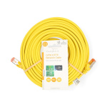 Nedis CAT6 Nätverkskabel | RJ45 hane | RJ45 hane | S/FTP | 15.0 m | Rund | LSZH | Gul | Label Nedis CAT6 Nätverkskabel | RJ45 hane | RJ45 hane | S/FTP | 15.0 m | Rund | LSZH | Gul | Label