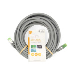 Nedis Cat 8.1 nätverkskabel | S/FTP | RJ45 hane | RJ45 hane | 10.0 m | Rund | LSZH | Grå | Label