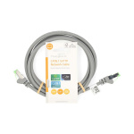 Nedis Cat 8.1 nätverkskabel | S/FTP | RJ45 hane | RJ45 hane | 2.00 m | Rund | LSZH | Grå | Label Nedis Cat 8.1 nätverkskabel | S/FTP | RJ45 hane | RJ45 hane | 2.00 m | Rund | LSZH | Grå | Label