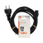 Nedis Strömkabel | Strömkontakt Hane | IEC-320-C5 | Rak | Rak | Nickelplaterad | 3.00 m | Rund | PVC | Svart | Label Nedis Strömkabel | Strömkontakt Hane | IEC-320-C5 | Rak | Rak | Nickelplaterad | 3.00 m | Rund | PVC | Svart | Label