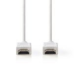 Nedis High Speed HDMI ™ kabel med Ethernet | HDMI™ Kontakt | HDMI™ Kontakt | 4K@60Hz | ARC | 18 Gbps | 2.00 m | Rund | PVC | Vit | Label Nedis High Speed HDMI ™ kabel med Ethernet | HDMI™ Kontakt | HDMI™ Kontakt | 4K@60Hz | ARC | 18 Gbps | 2.00 m | Rund | PVC | Vit | Label