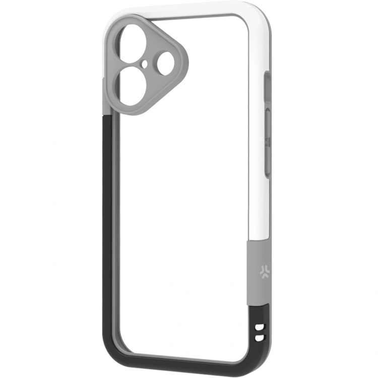 Celly Bumper iPhone 16 Svart/Vit Celly Bumper iPhone 16 Svart/Vit