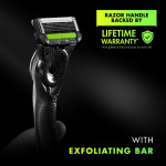 Gillette Rakhyvel Labs magnetiskt ställ & resefodral 5st