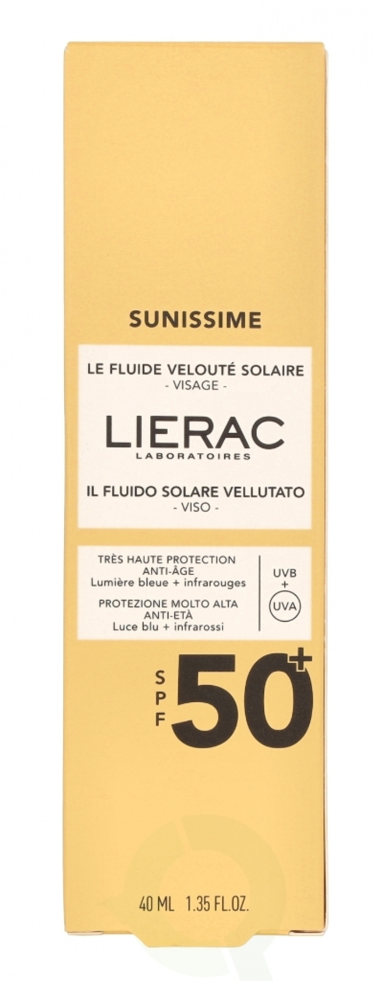 Lierac Paris Lierac Sunissime The Velvety Sun Fluid SPF50+ 40 ml