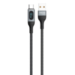 Dudao L7Max USB-A till USB-C-kabel 66W 1m svart