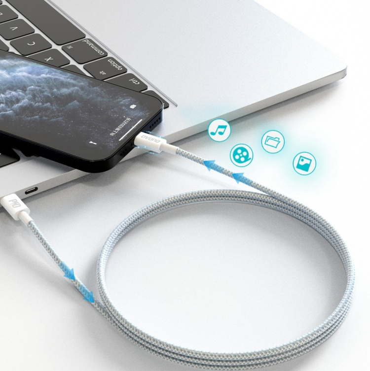 Dudao L5ProC USB-C to USB-C cable 45W 1m grå