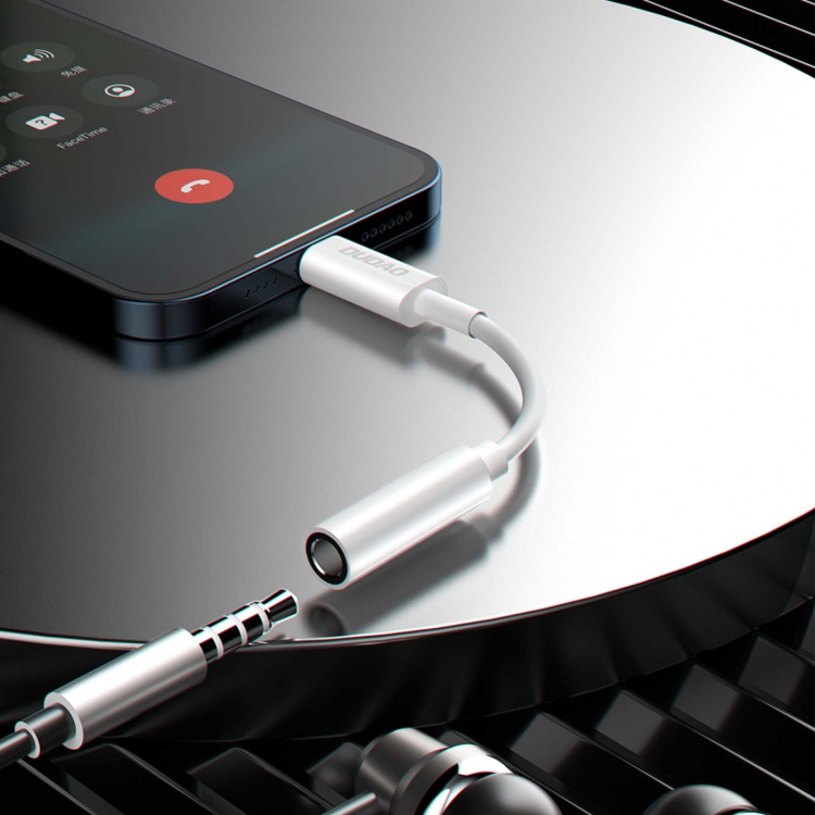 Dudao L16i Lightning to 3.5mm Jack adapter vit